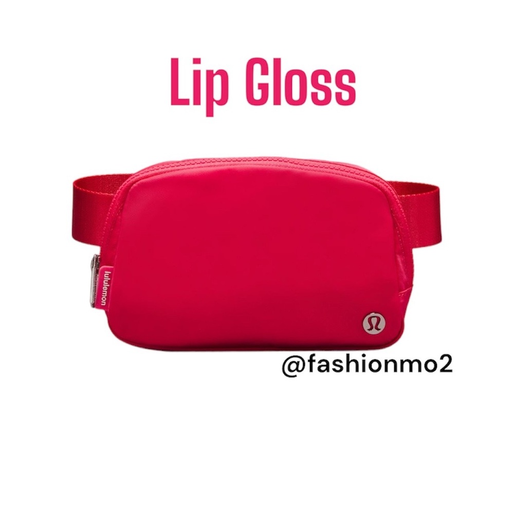 NWT LULLULEMON ATHLETICA LIP GLOSS Everywhere Belt Bag 1L Barbie pink